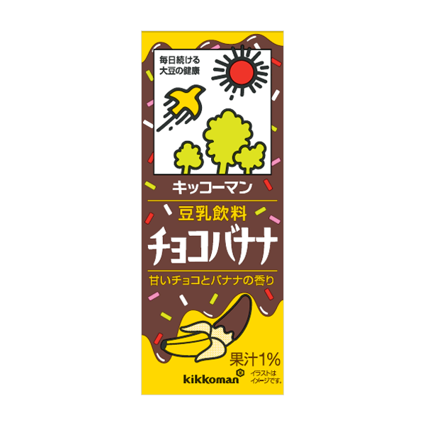 豆乳飲料　チョコバナナ　200ml×18本