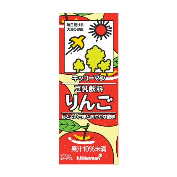 豆乳飲料　りんご　200ml×18本